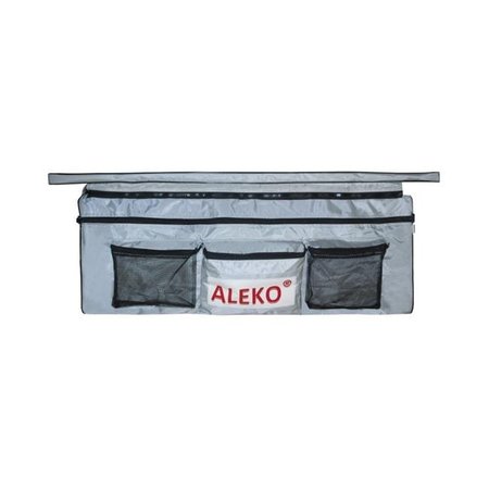 ALEKO Aleko BSB380GV2-UNB 38 x 9 in. Seat Cushion with Spacious Under Bag & Pockets for Inflatable Boats; Gray BSB380GV2-UNB
